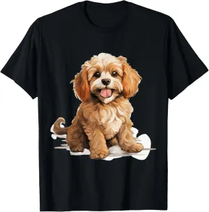 Cavapoo Dog Breed Pet Cute Graphic T-Shirt