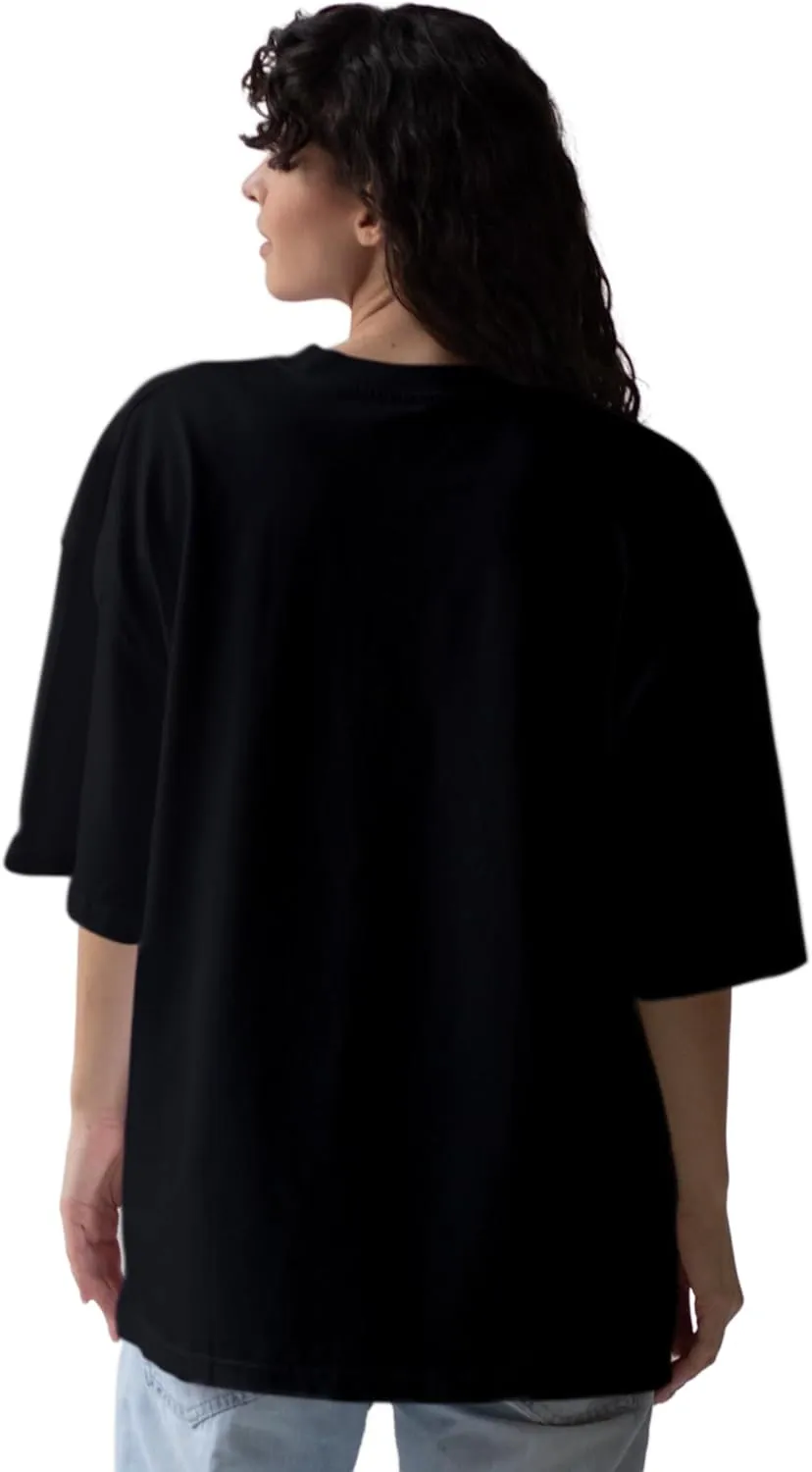 Level Up Trendy Oversized T-Shirts for Women, Cotton T-Shirts, Perfect for Casual Wear & Gifting | WB.6.24