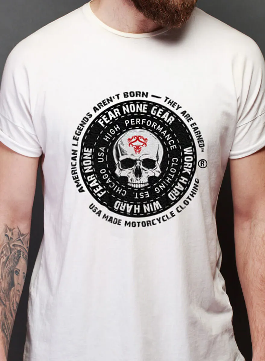 Men's SE Black Coin Skull Rider Shirt