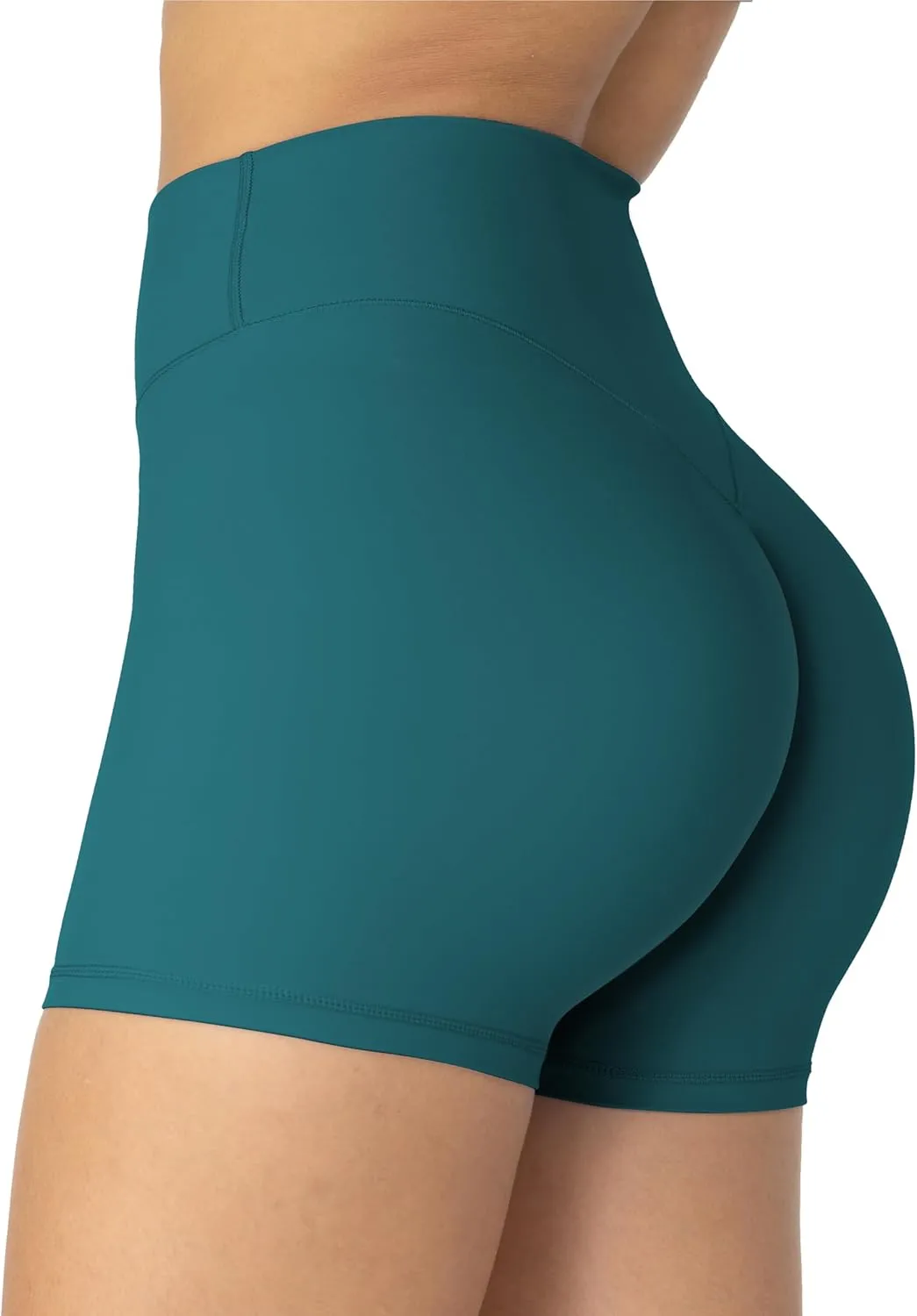 Sunzel Women's Invisible Butt Scrunch Shorts, High Waisted Biker Shorts, Gym Workout Yoga Running Shorts with Tummy Control